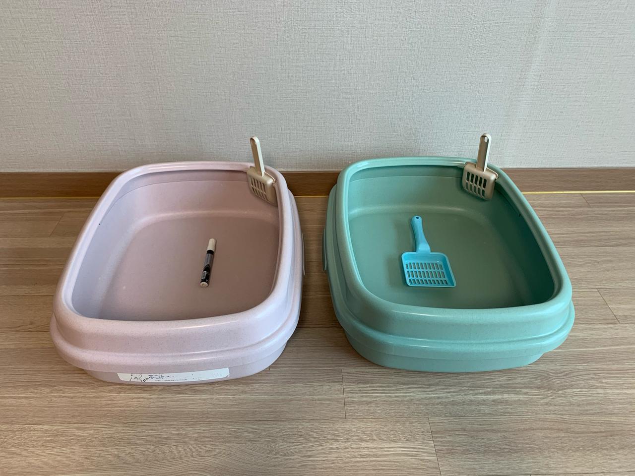 리첼 대형 평판 고양이 화장실 55R (2개)