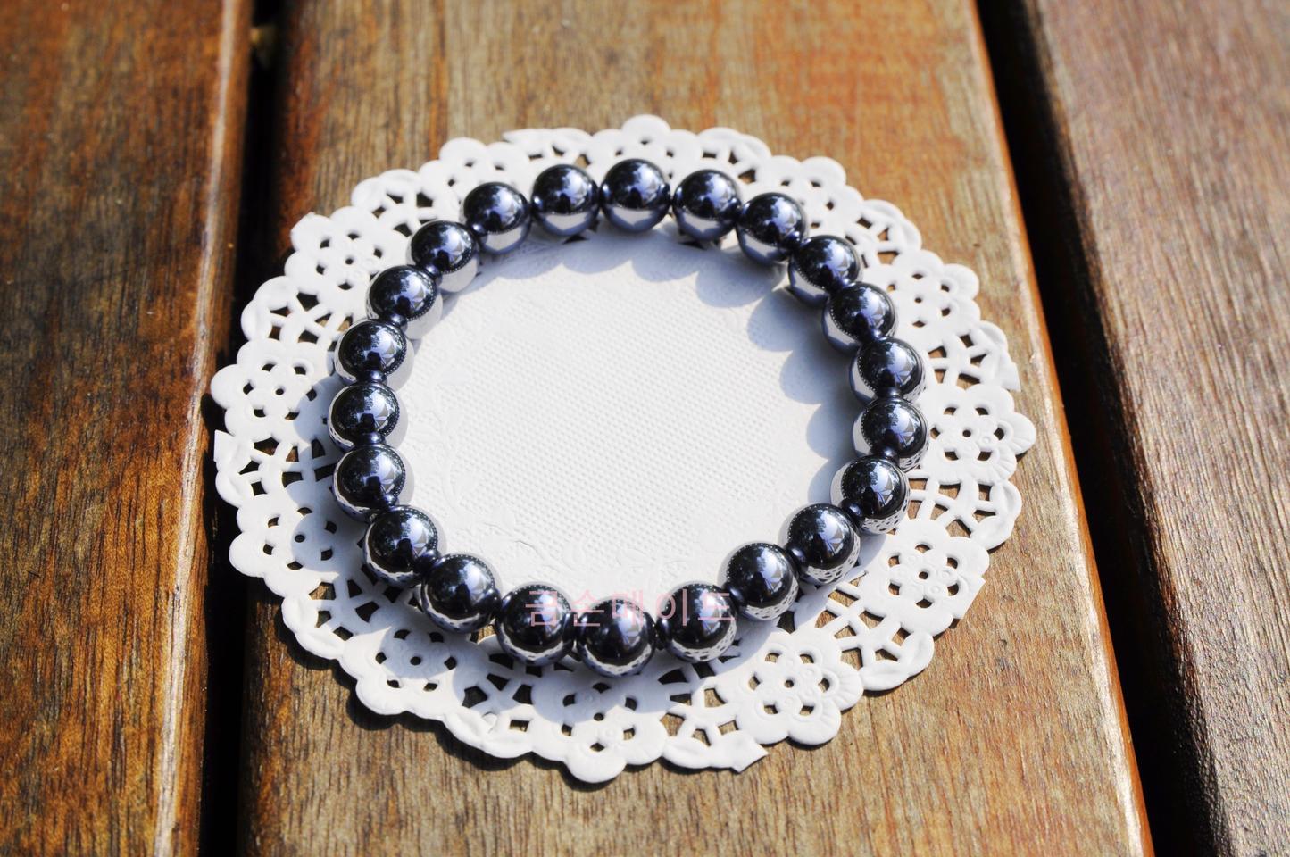 테라헤르츠팔찌 8mm 건강팔찌 면연력증가 순도99% 주문제작 부모님선물