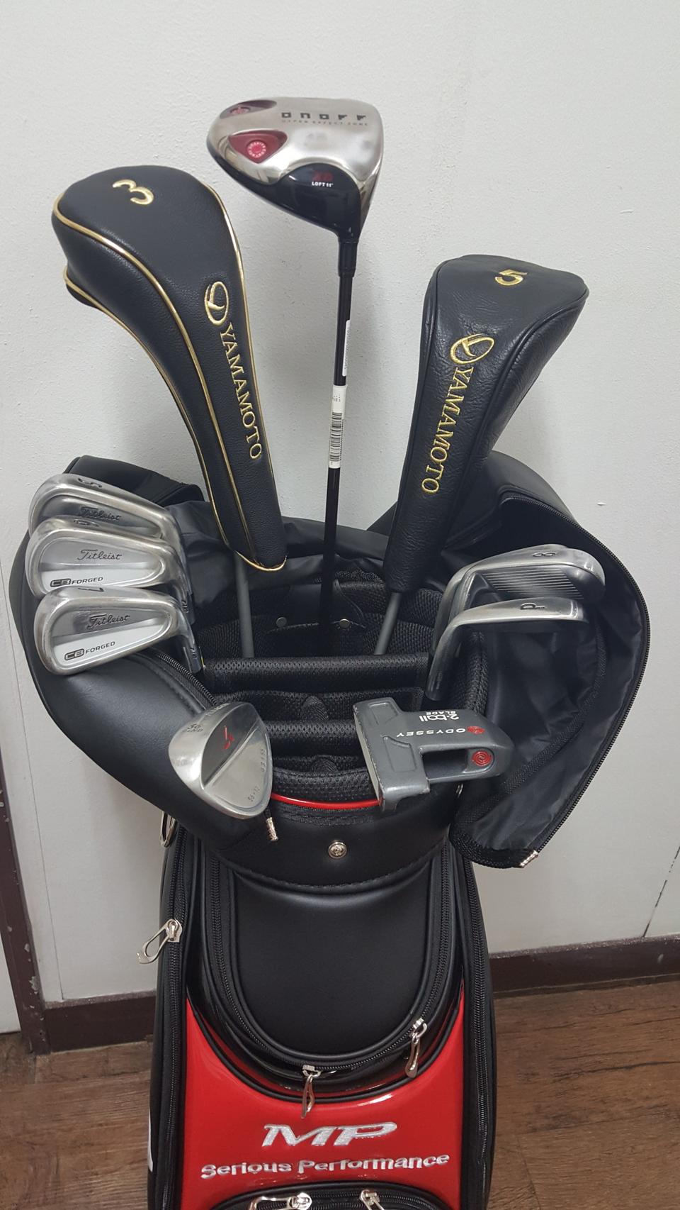 타이틀리스트 712 CB단조 스틸 남자골프채 풀셋트조합