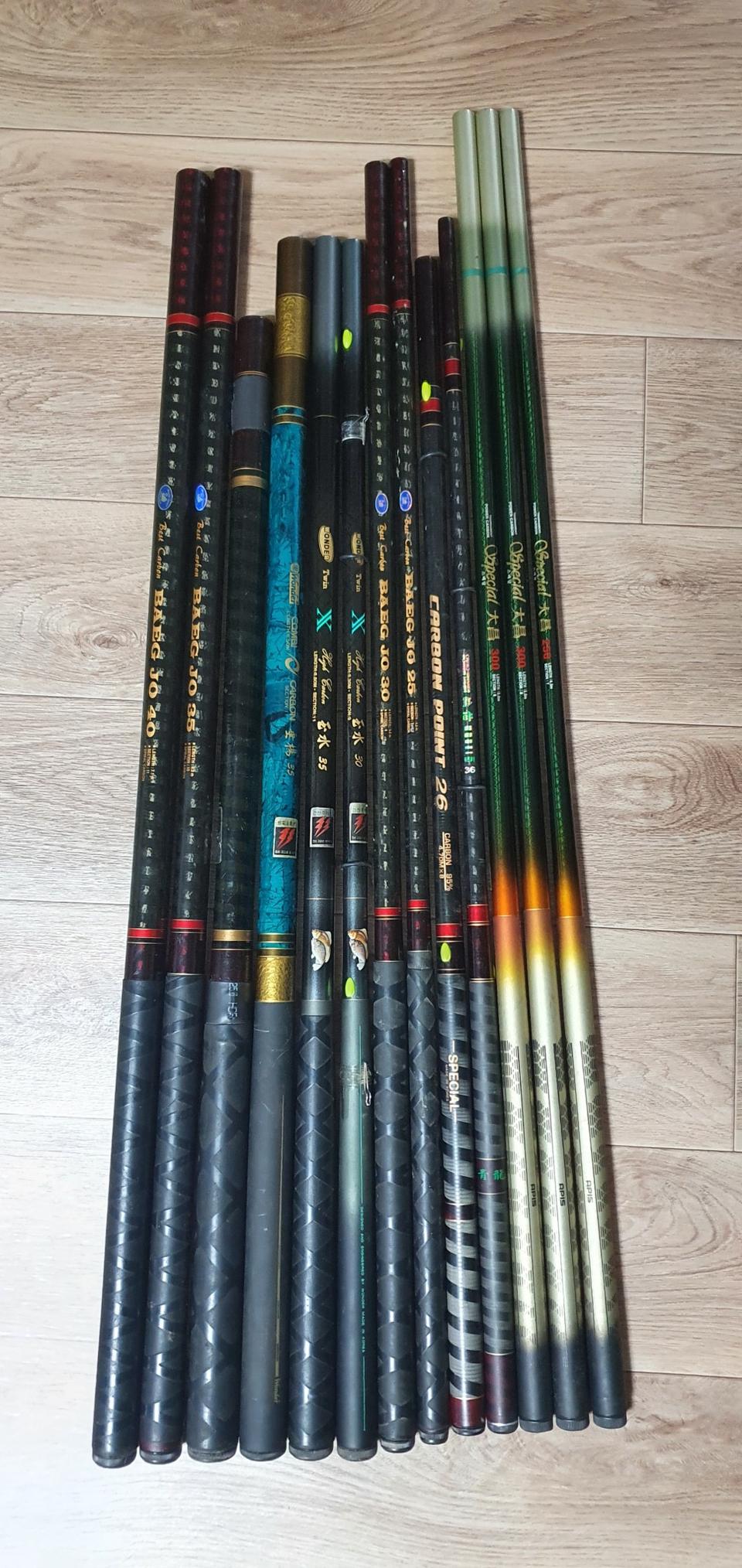 민물낚시대 처분합니다