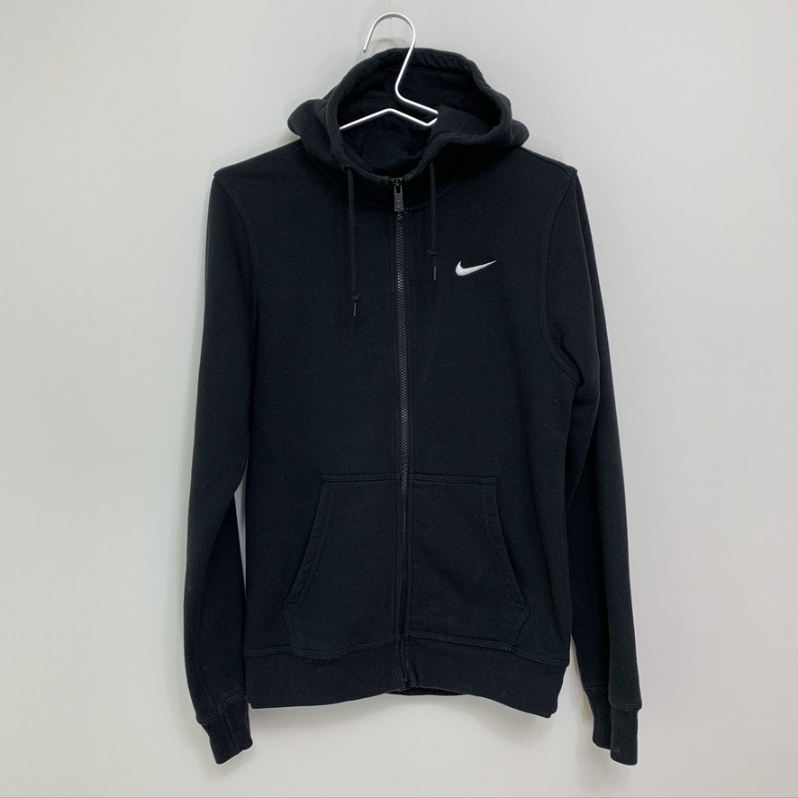 빈티지) 검정 나이키 후드집업 M