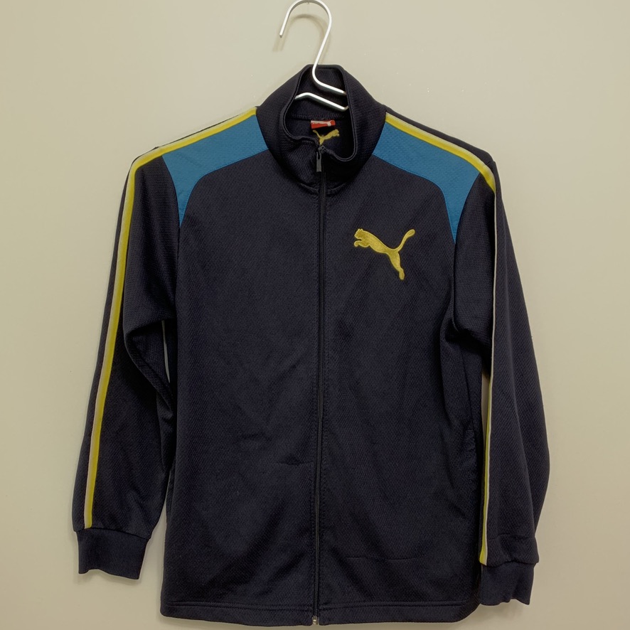 빈티지) 일본 퓨마 남색 져지 S
