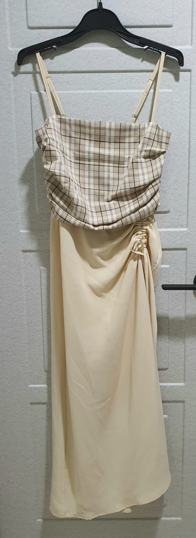 섹시트임 나시 롱원피스 아이보리