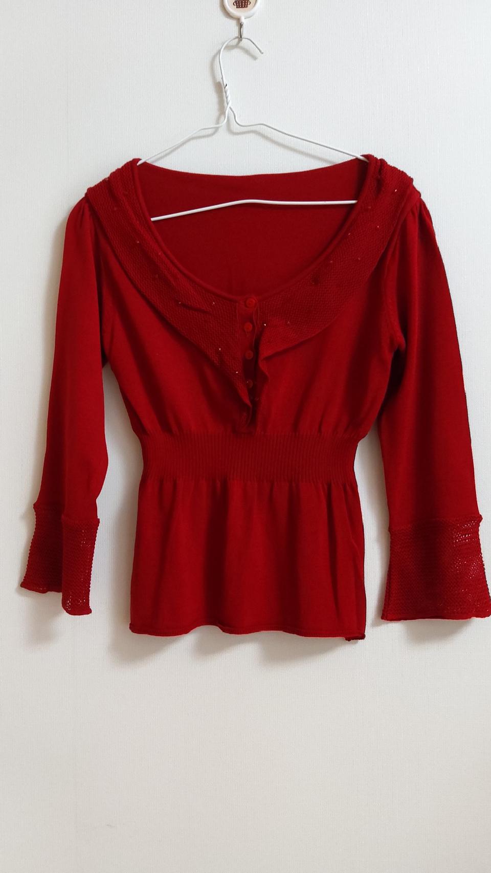 여성 레이스 니트티55