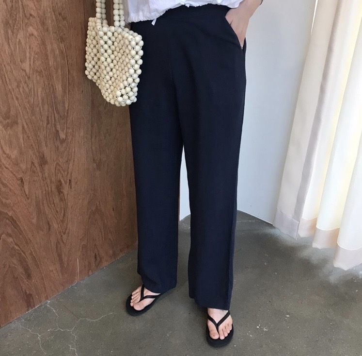 린넨일자슬랙스