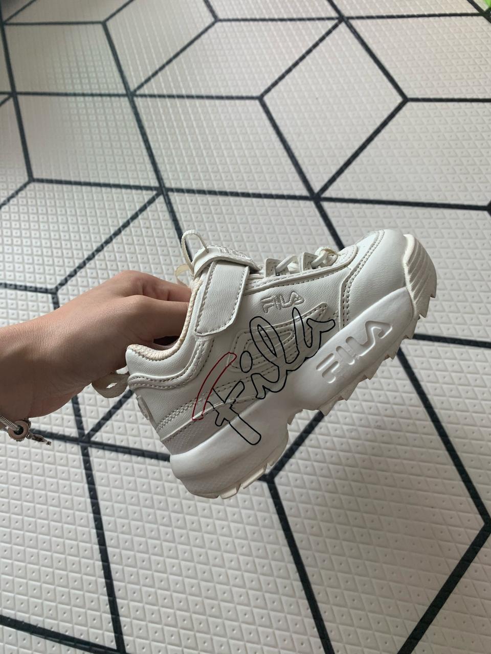 휠라 어글리 베이비슈즈 팔아요(140)