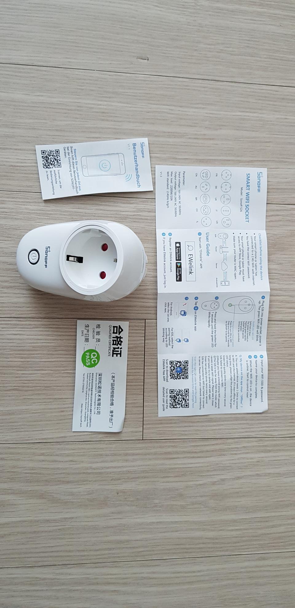 와이파이 스마트 플러그 Sonoff