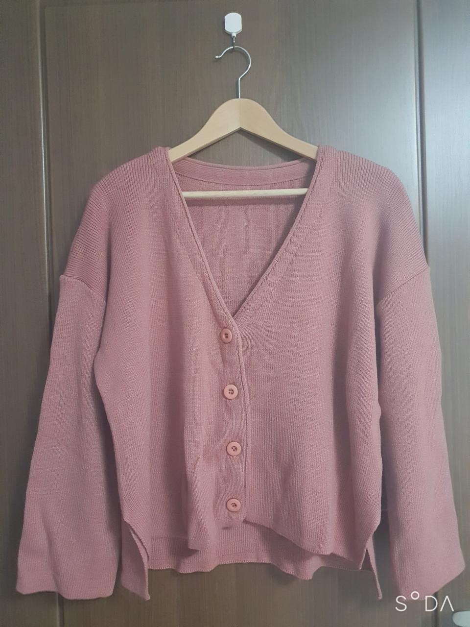 분홍색가디건 판매합니다