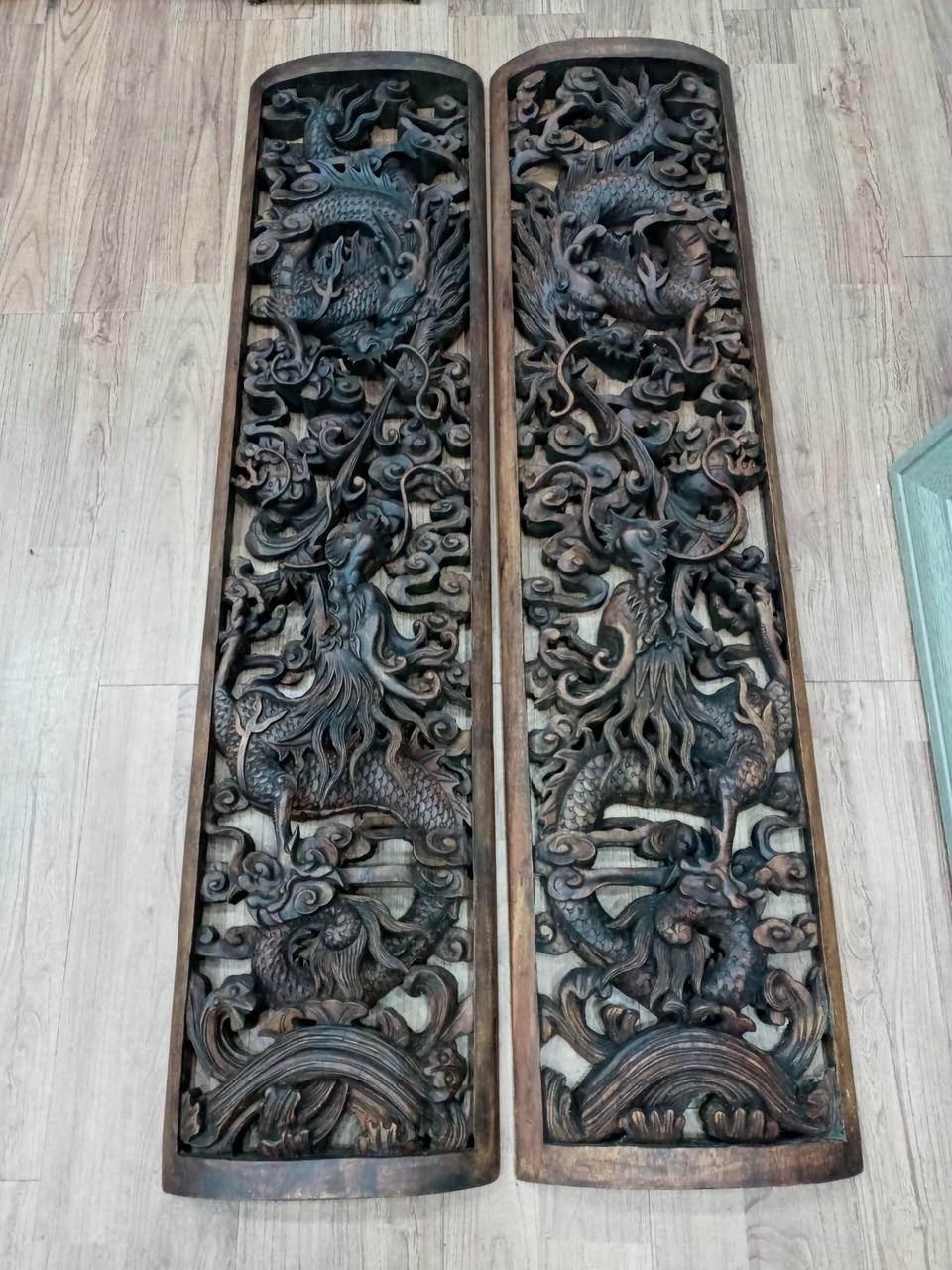 (필똑)추석인사말씀&택배중지공지 ㅡ용조각 목공예