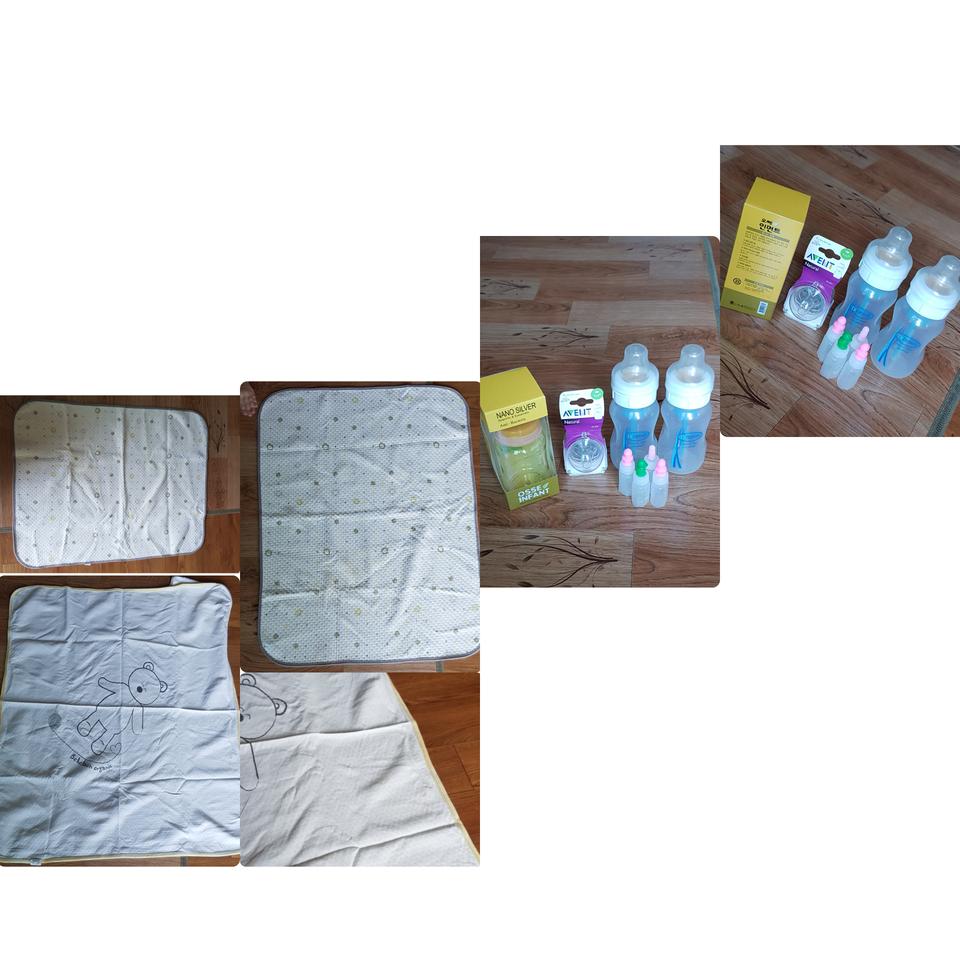 속싸개&방수패드&젖병