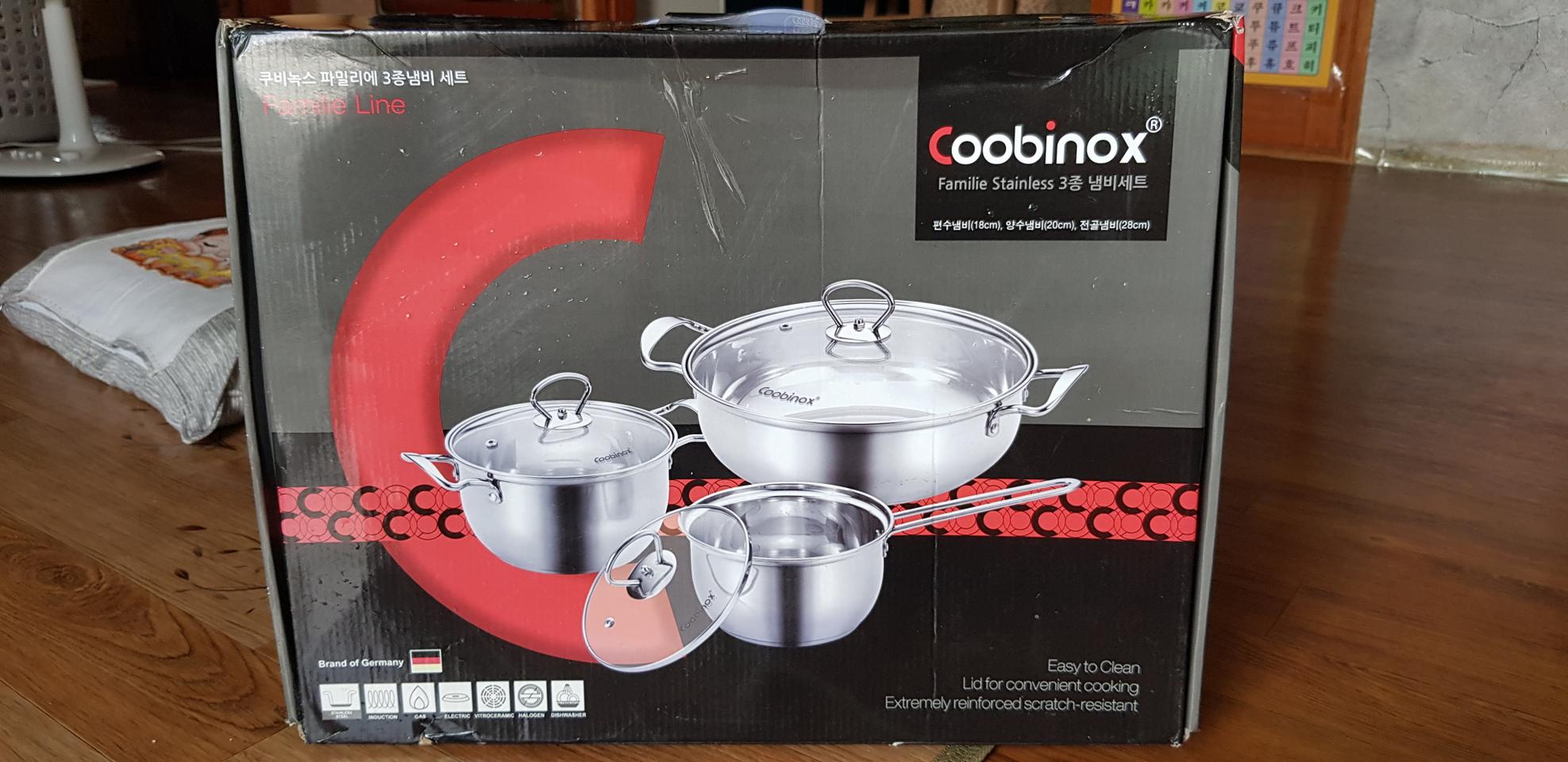 쿠비녹스 파밀리에 3종냄비 세트(가격내려요)