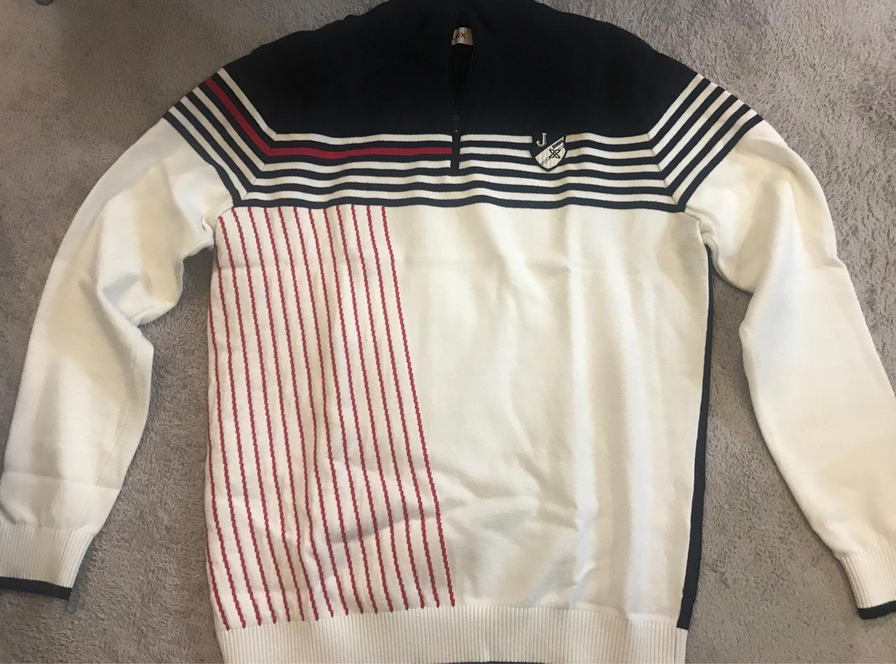 [JDX GOLF] 남성 앞사선포인트반집업스웨터X1QFSPM02