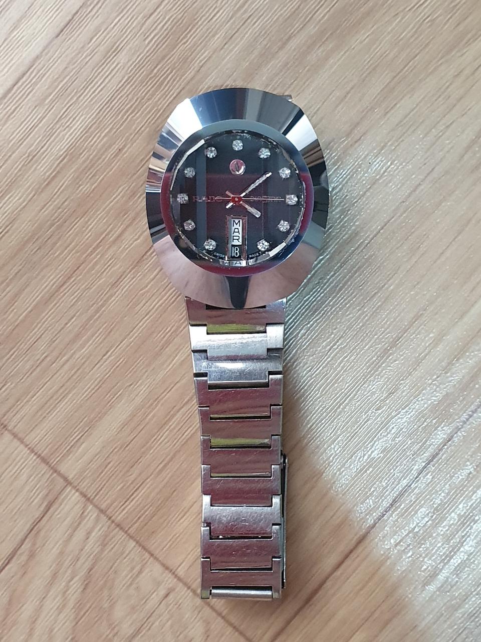 빈티지 라도 텅스텐 다이아스타 시계(남성용)