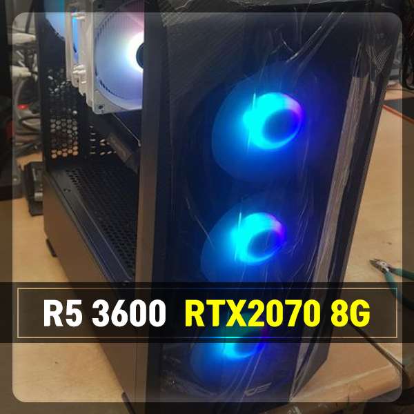 라이젠 R5 3600 16G RTX2070 신품 중고조합 32인치 풀세트