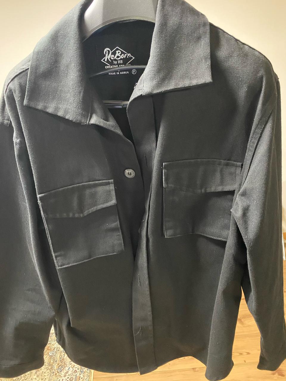 남성 검정 자켓 프리사이즈