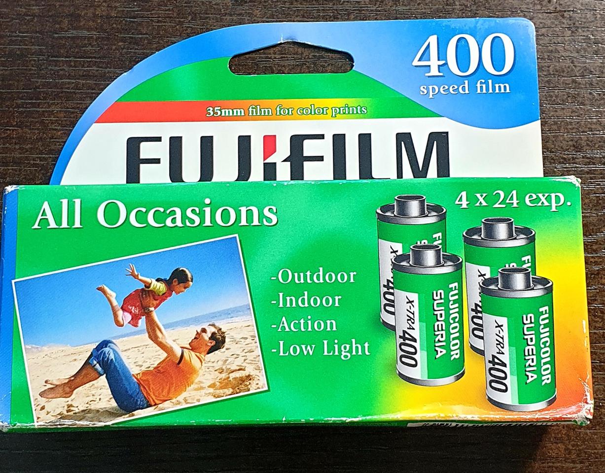 35mm 필름 후지 x-tra 400 24매 4롤 1박스