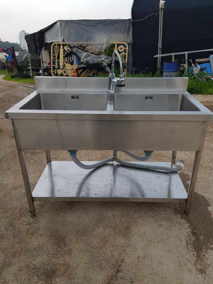 업소용 스테인레스 2조 싱크대