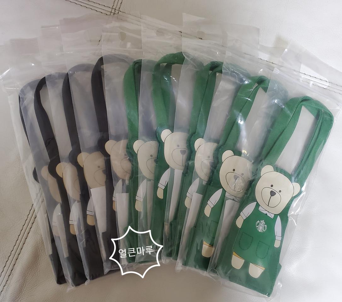 대만스타벅스 베어리스타 에코백 텀블러가방 판매합니다