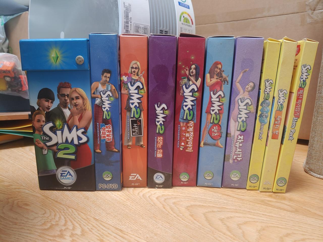 PC용 심즈2 + 확장팩6개 + 아이템팩3개