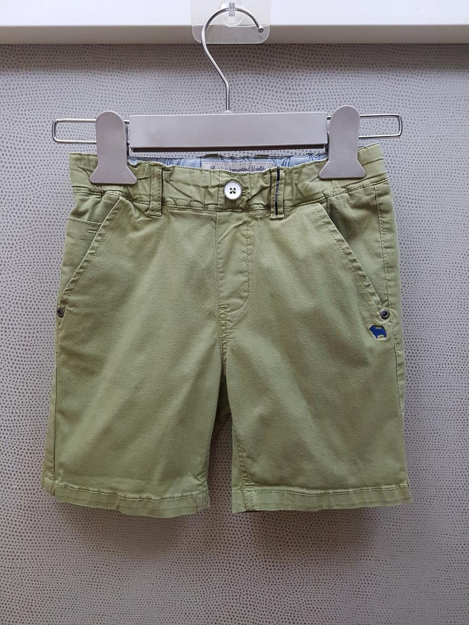 120호.블루독.아동카키반바지