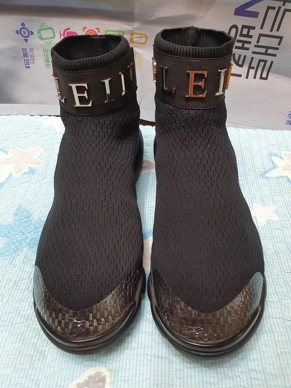 정품)필립플레인 남성 삭스 스니커즈