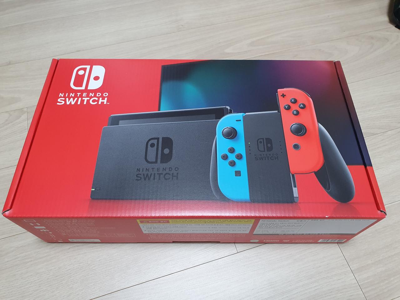 미개봉/신형/배터리개선 닌텐도스위치 네온 새제품 판매합니다.