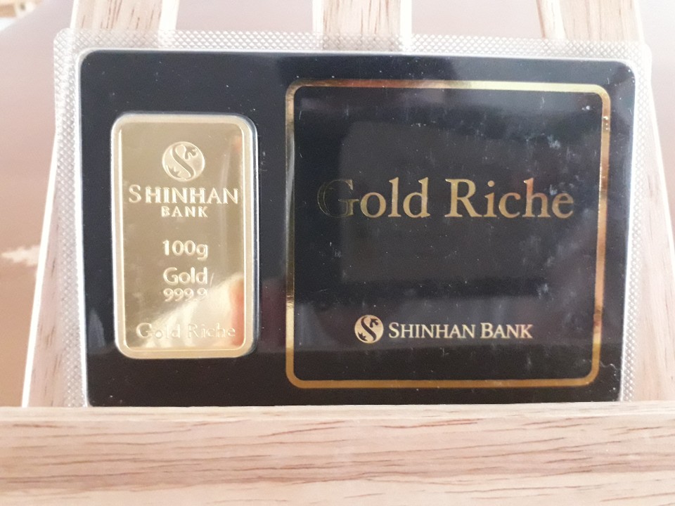 LS니꼬 제조, 신한은행골드바 100g