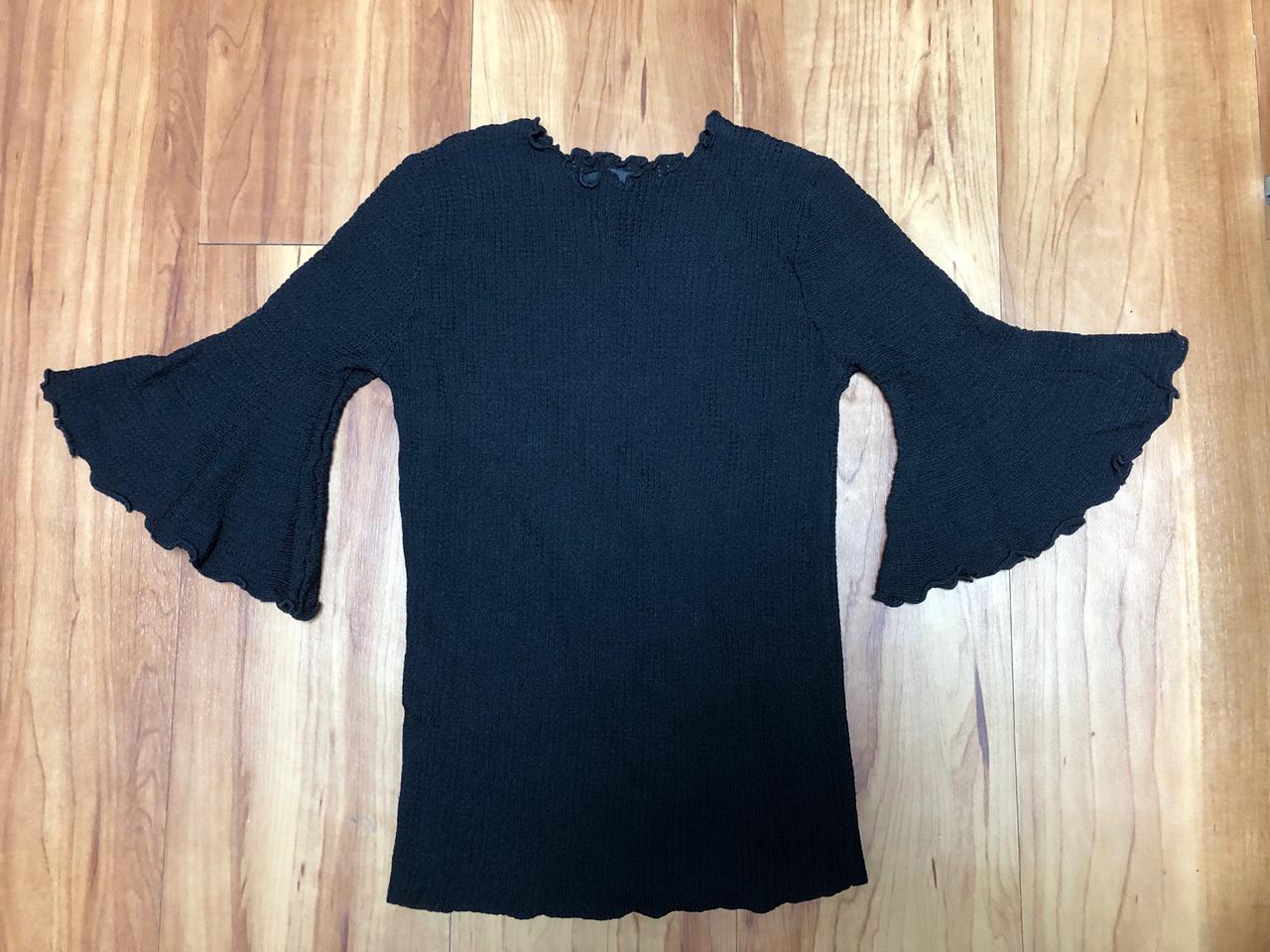 소매 프릴 니트 55 새상품