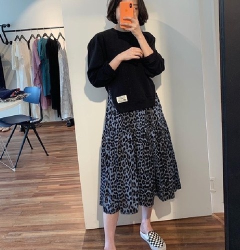 로라레오파드 원피스