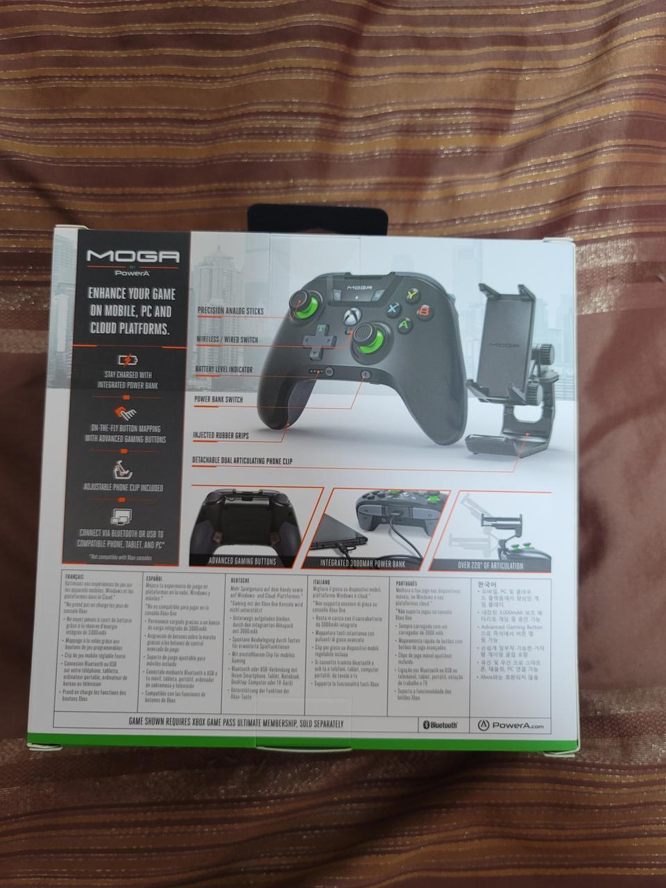 MOGA XP5-X 플러스 블루투스 컨트롤러 미개봉 새상품