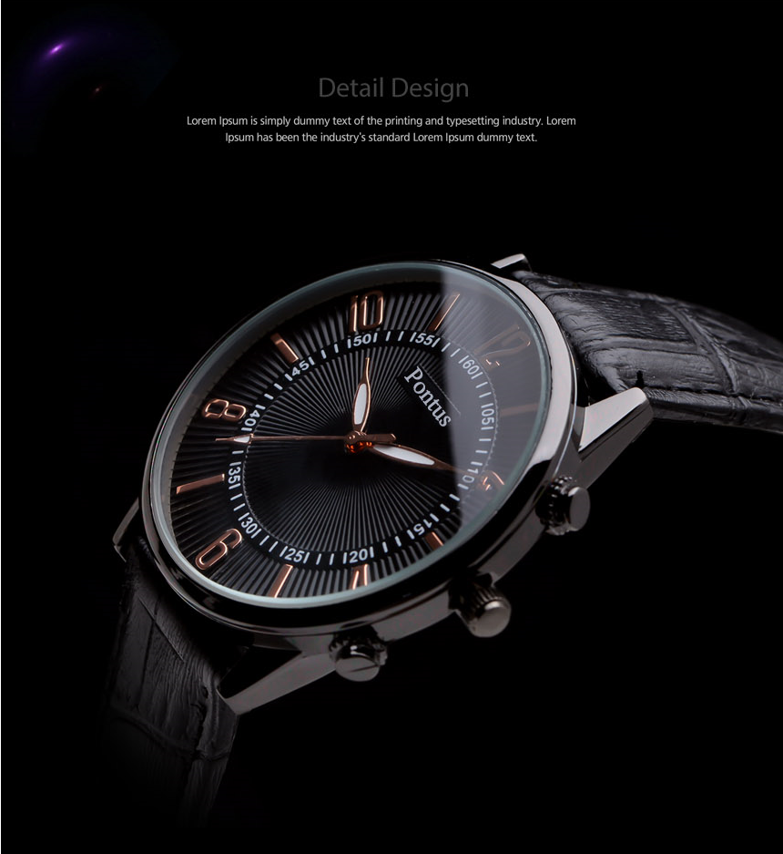 남성손목 가죽시계