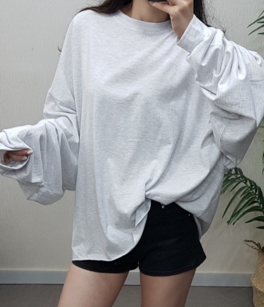 [free] 데일리 루즈핏 무지맨투맨