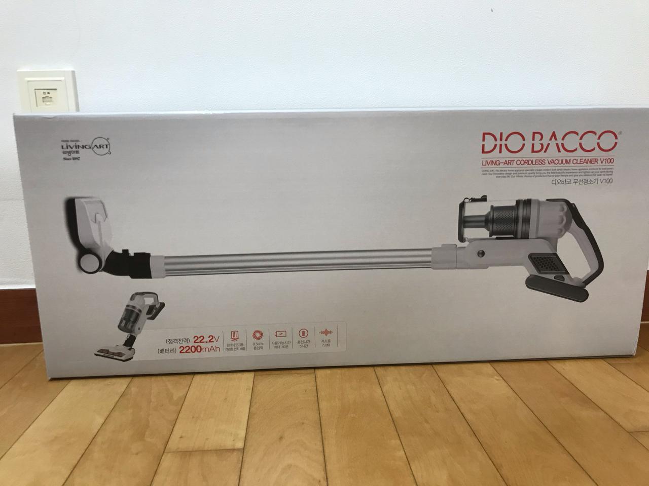 디오바코무선청소기(새제품)