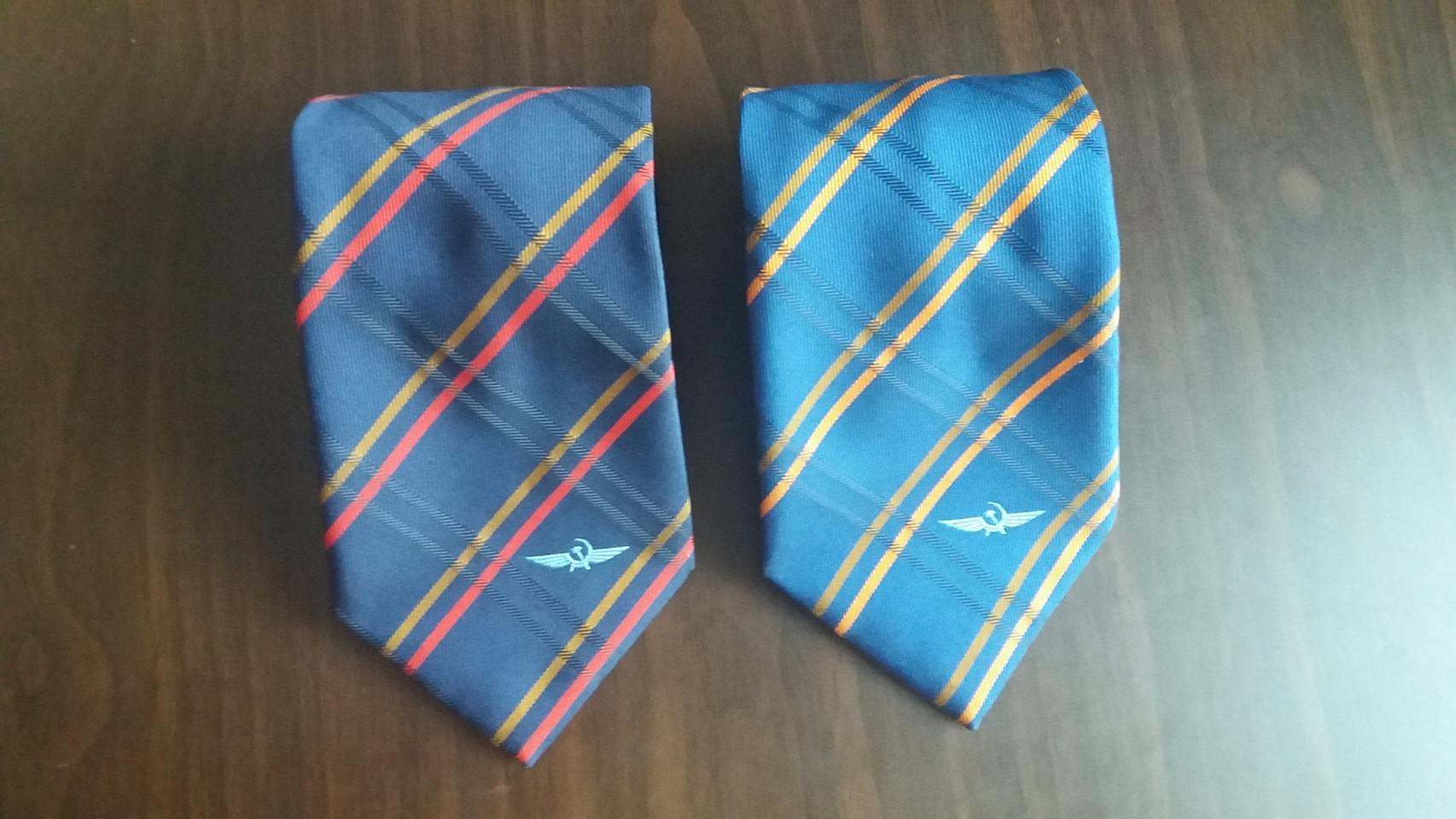 80년대 소련 항공사 아에로플로트 유니폼 넥타이 Aeroflot Tie