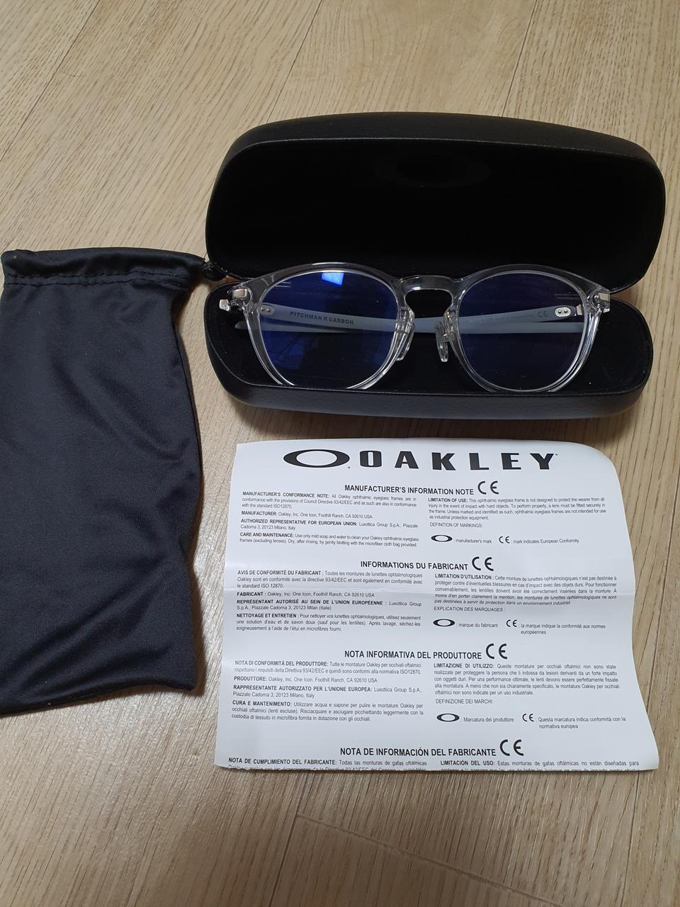 오클리안경 (PITCHMAN R CARBON)판매합니다