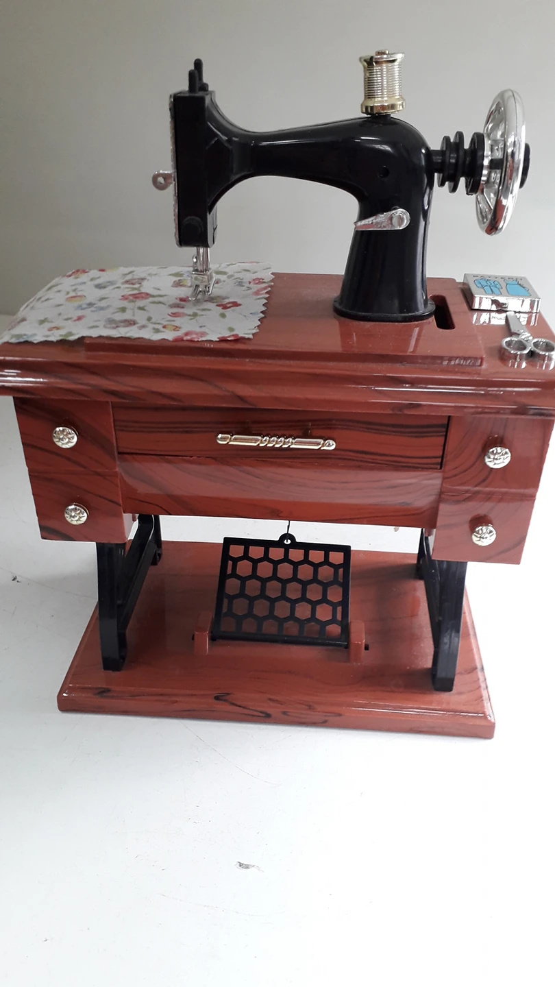엔틱 재봉틀 오르골
