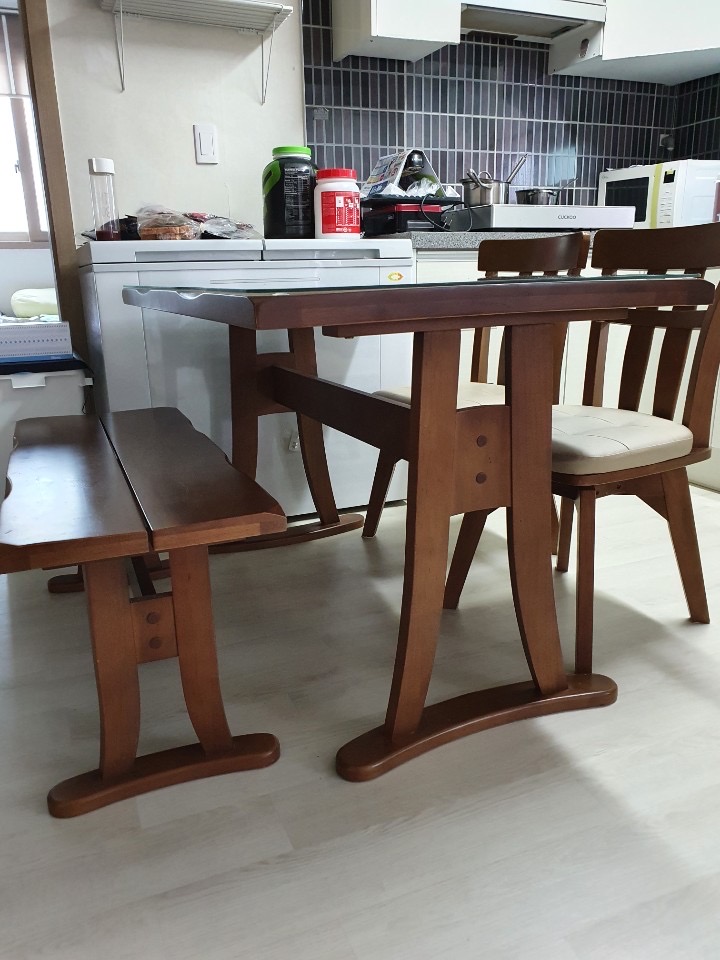 원목 식탁 가구 세트
