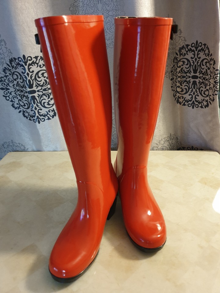 정품케이트스페이드레인부츠