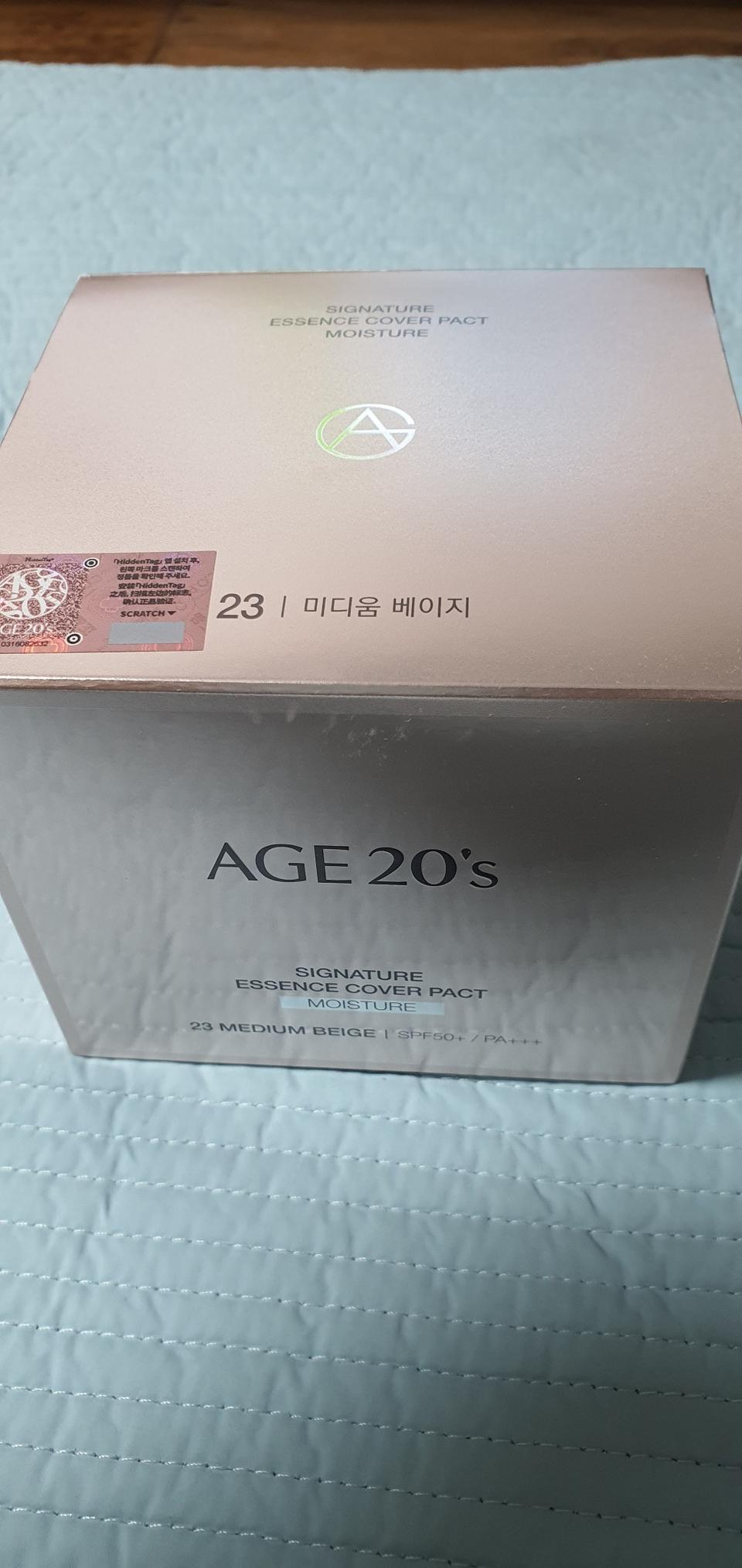 에이지 투웨니스 시그니처 에센스 커버 팩트 모이스처