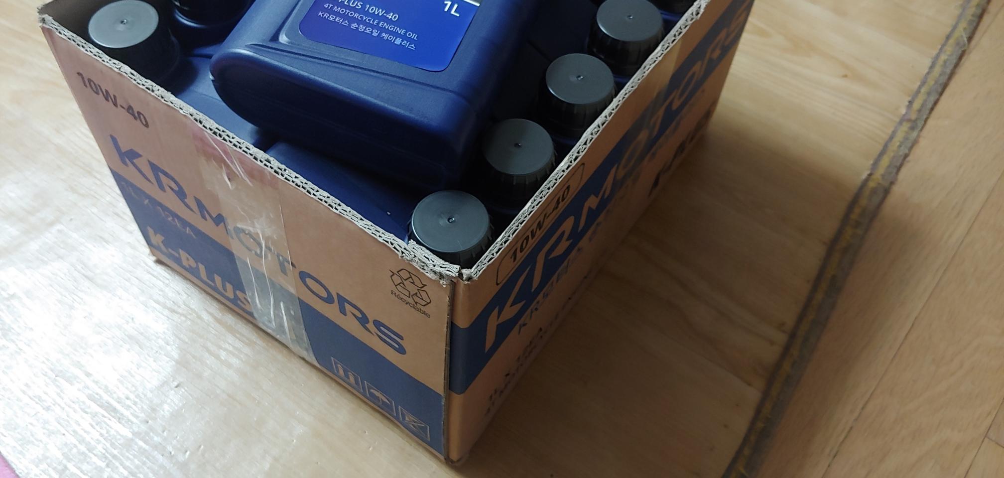 [가격다운] KR모터스 순정 엔진오일 (구. S&T / 효성) 팝니다