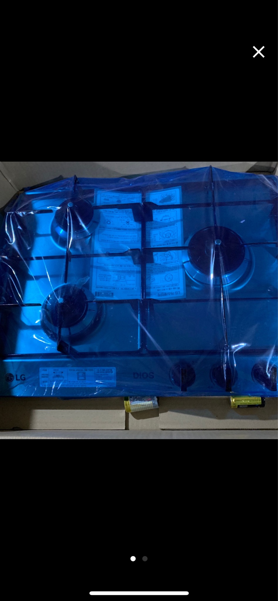 LG DIOS 3구 빌트인 가스레인지 건전지타입 (최저가)