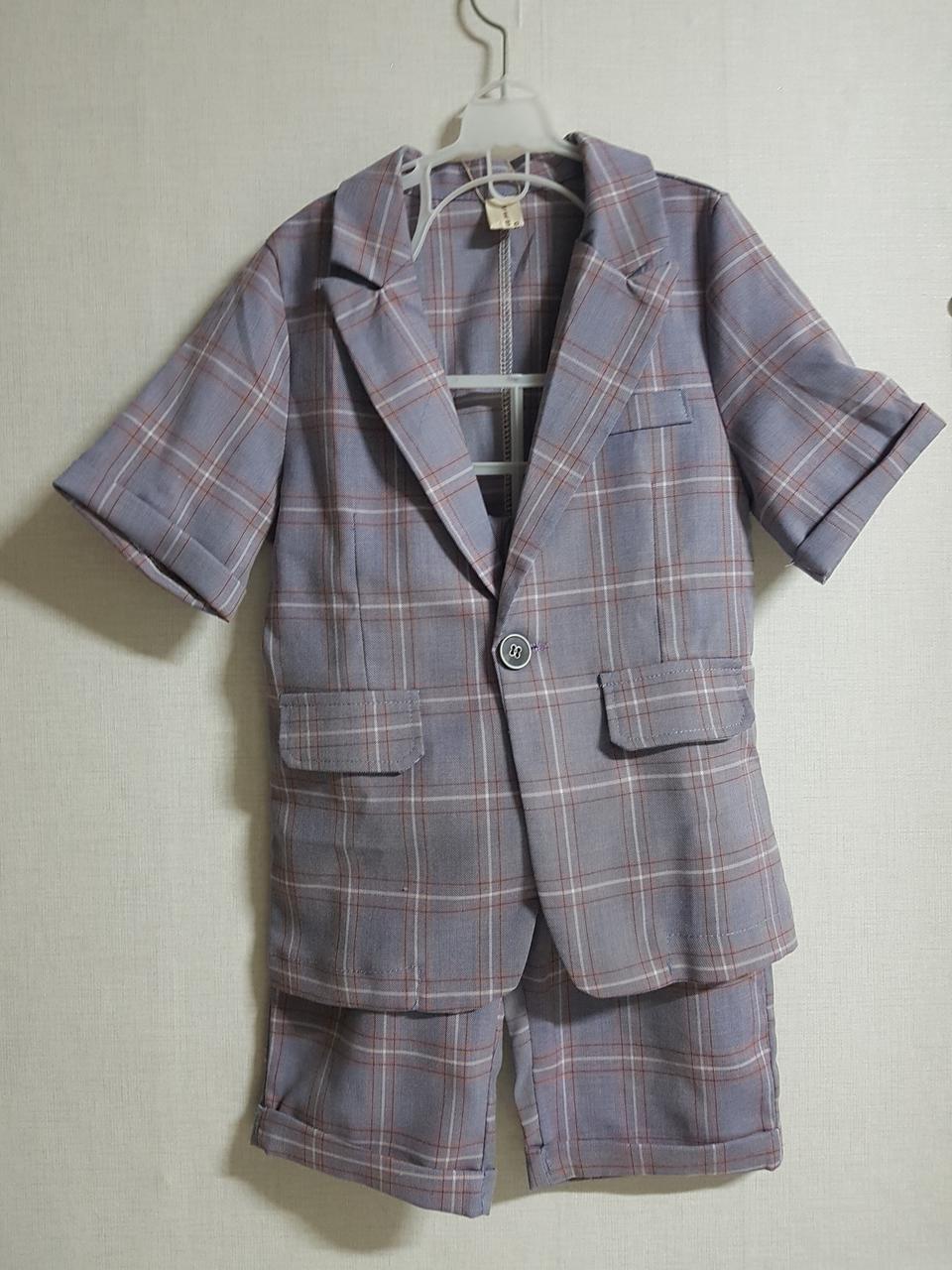 [재고세일] 남아 120호 퍼플정장 세트