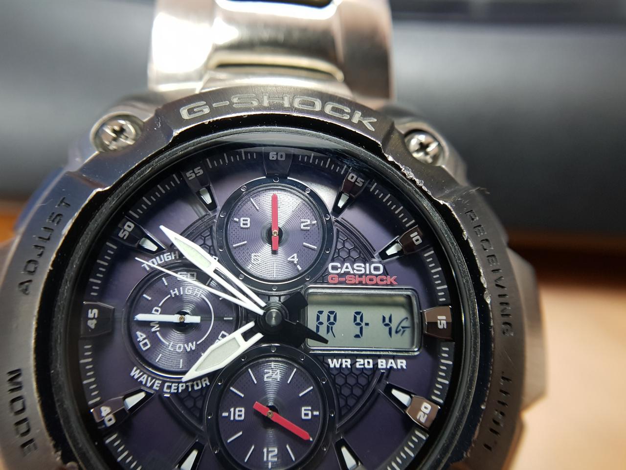 전파시계 CASIO MRG -7000DJ 35만