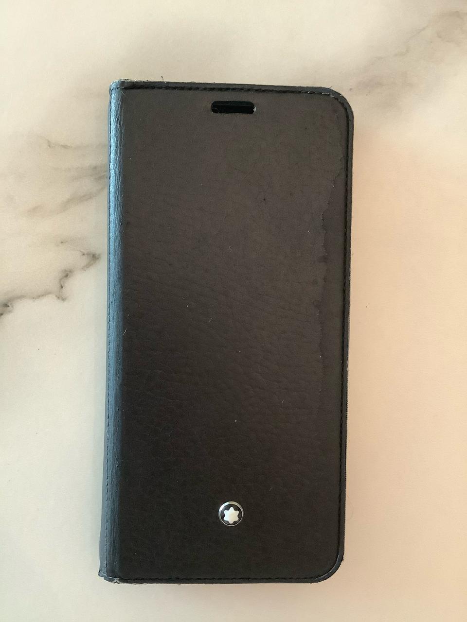 갤럭시s8 + 몽블랑 플립케이스 정품 b급