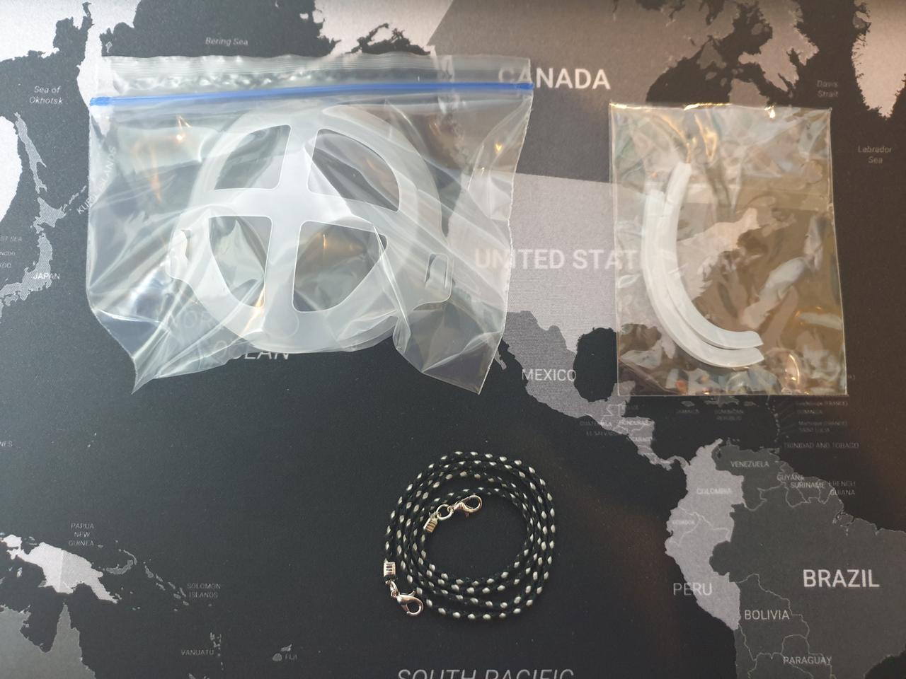 마스크 가드 / 귀통증 이어가드 / 수제 스트랩 (미사용)