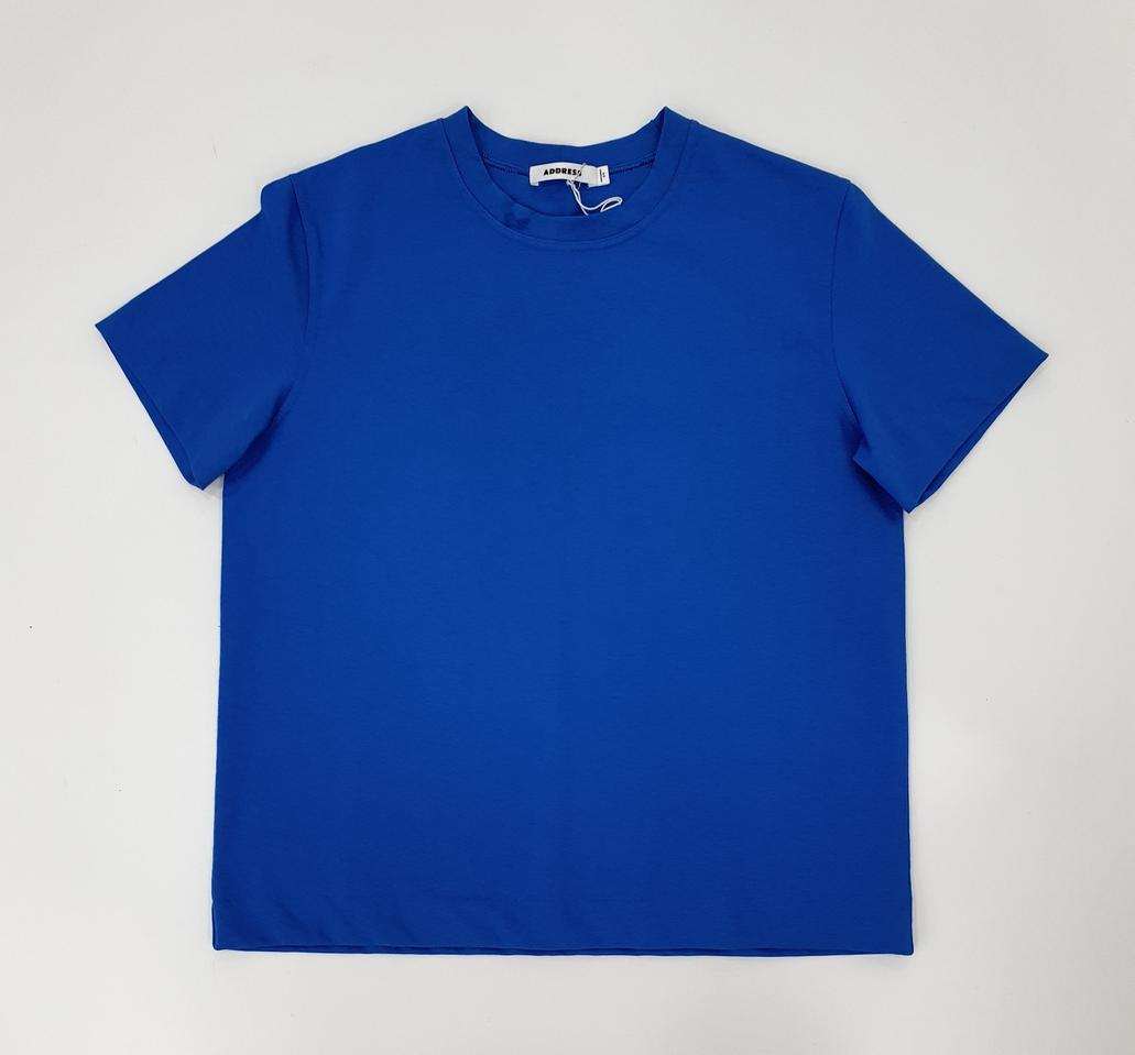 새상품  탄탄한 면티셔츠 블루,아이색