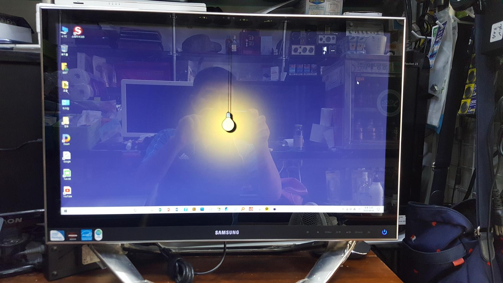 삼성일체형pc dm700a3d-sn23 ssd 빠른부팅 속도좋아요.