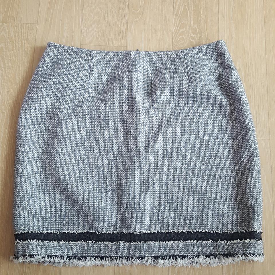 클로비스 트위드 스커트