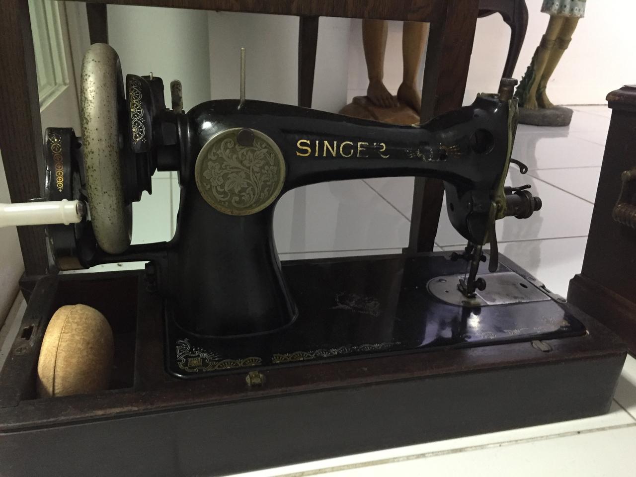 근대사 엔틱 SINGER 싱거재봉틀 엔틱미싱기