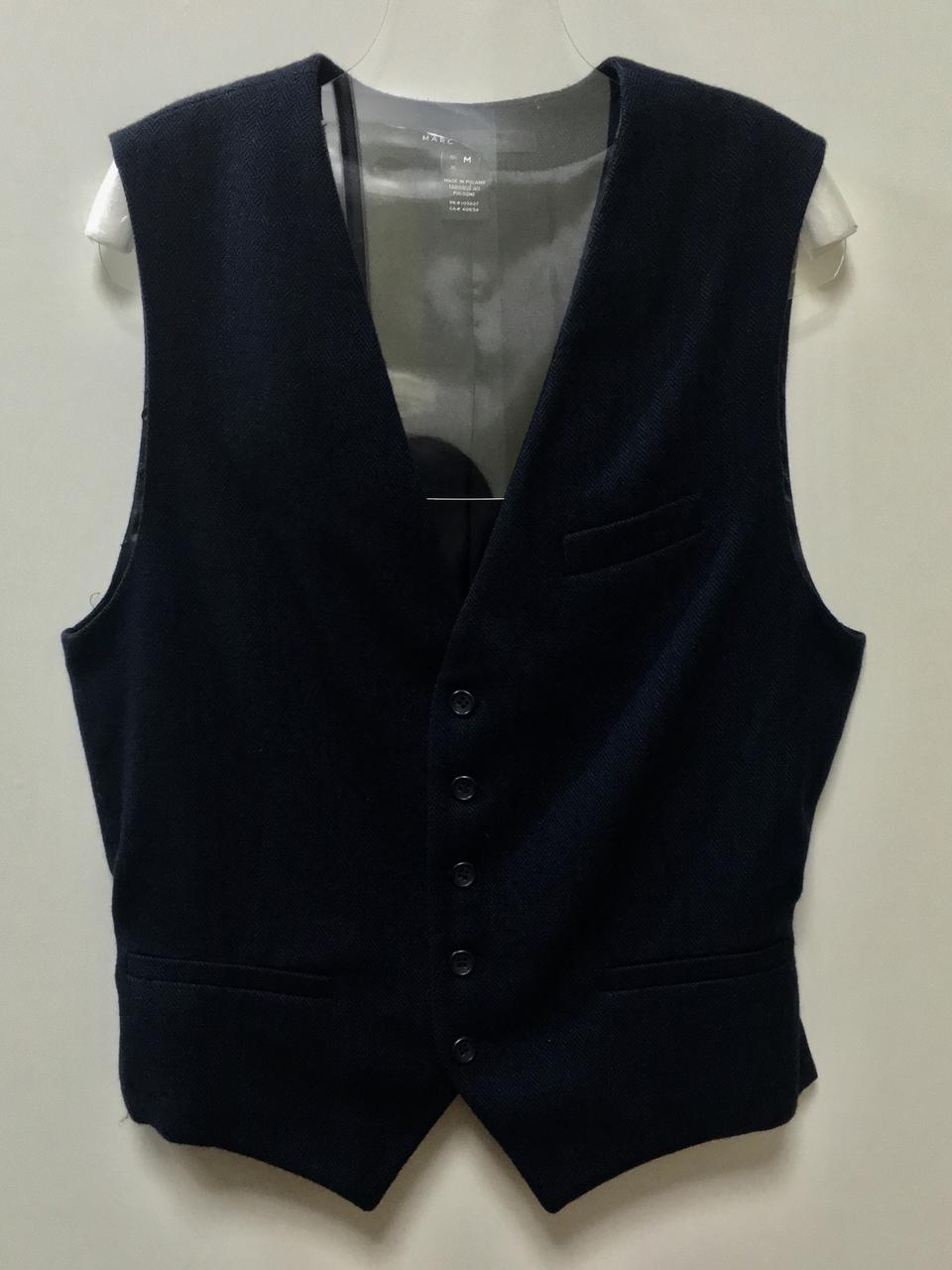 95M사이즈 정품 마크제이콥스 비죠스트랩 5버튼정장 네이비 프리미엄명품 포켓 울조끼 베스트